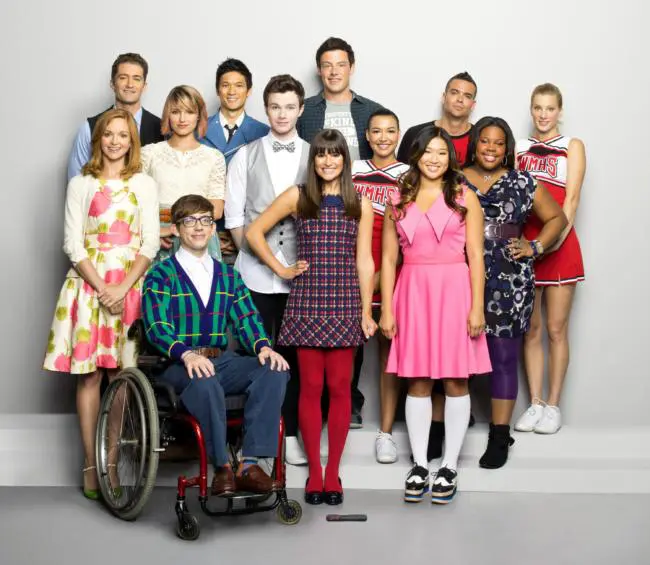 cast glee netflix