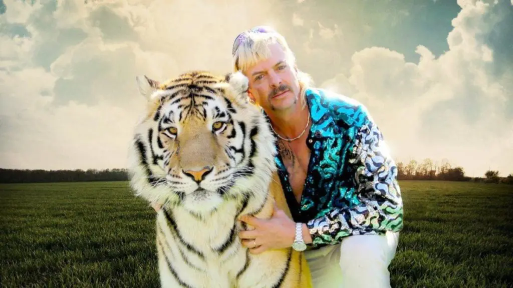 Tiger King Joe Exotic con tigre