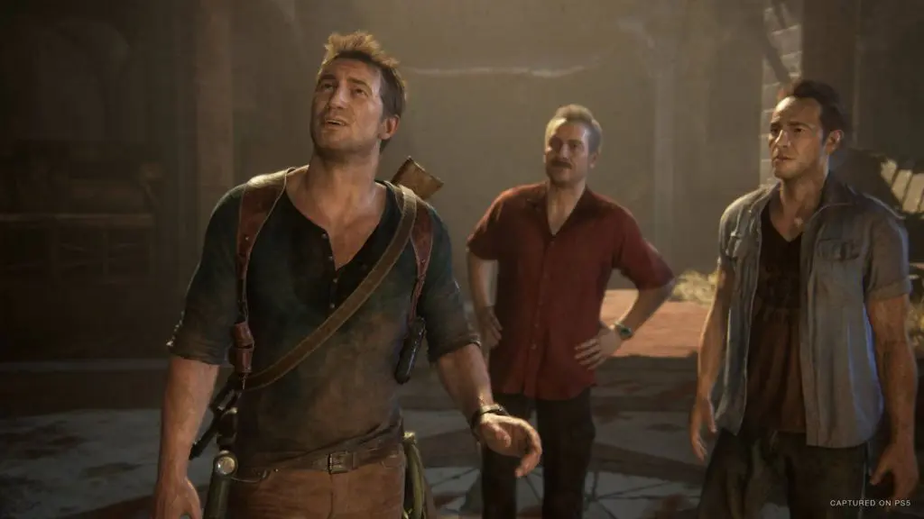 Una scena del videogioco Uncharted